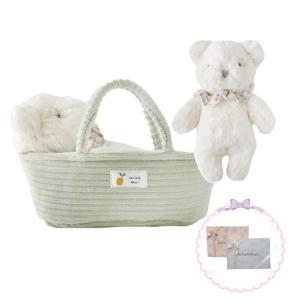 [밍크뮤] (CR)베베바스켓애착인형 (35970-BHB-02) 35970BHB02