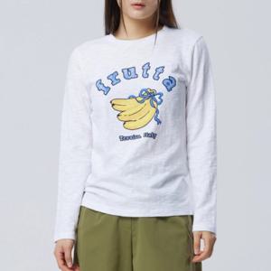 [베네통]리본 바나나 슬럽 티셔츠 (BATS09611)