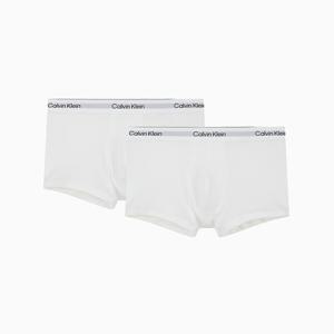 [캘빈클라인 언더웨어] NB4391-100 남성드로즈 아이콘 코튼 스트레치 2PK(화이트 화이트) NB439110