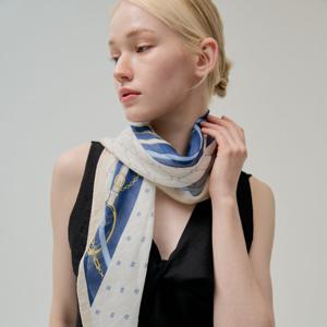 [서도 스카프] 모달 린넨 마름모 스카프 (D) SKN022 SKN022