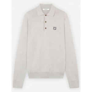 라프리마 메종키츠네 폭스 헤드 패치 폴로 점퍼 LM00206KT1036 H120