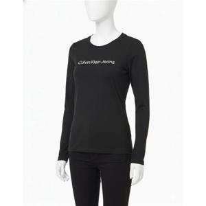 캘빈클라인 진 여성 인스티튜셔널 로고 스트레이트핏 긴팔 티셔츠 J225484-BEH 386832