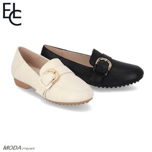 [엘칸토]경량 쿠션UP 버클 스트렙 여성 로퍼 1XWC43X_GN