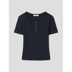 (356442CM1R) [에잇세컨즈] 스쿱넥(U넥) 반소매 티셔츠  네이비