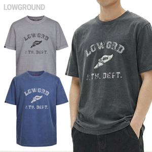 로우그라운드 피그먼트 반팔티 아카이브 날개 남자 반팔티셔츠 빅사이즈 M~4XL