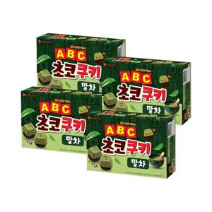 ABC 초코쿠키 말차 130g x4개