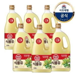 [사조대림] 콩기름 1.8L x6병