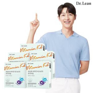 [4/10-19 증정][닥터린] 초임계 비타민K2 & D3 프리미엄 30정 X 5박스+레몬즙+쇼핑백