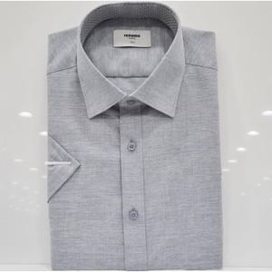 [레노마셔츠]슬림핏/반소매/구김성 적은/카치온 솔리드/여름 반