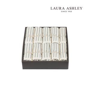 [로라애슐리] 뉴클래식 스트라이프 60수 타월 10P (블루/브라운)