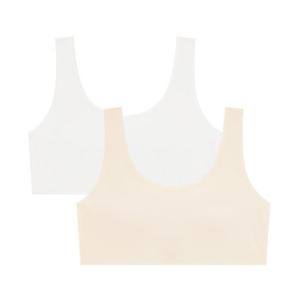 수아팜 [몰드부착형][3컬러] 주니어 1단계 에어락 메쉬 심리스 브라 2매 세트