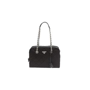 Prada프라다 포코노 나일론 퀼팅 체인 숄더백 블랙 1BB903-2AS3-F0002