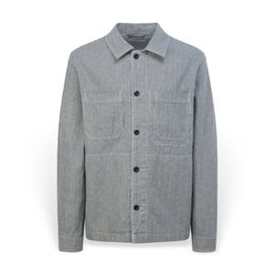 [백화점][헤지스] 남성 스트라이프 아웃포켓 셔츠 HZSH6A212N2