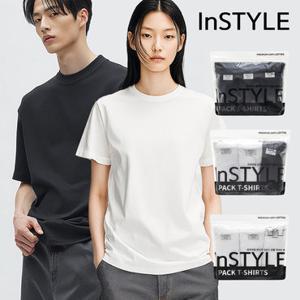 인스타일 26SS 남여공용 30수 반팔티 3종SET