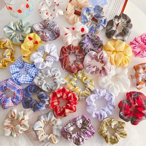 [리즈자나] 12종 미니 스크런치 곱창 밴드 머리끈 헤어끈 무료배송