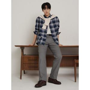 [빈폴멘] 피그먼트 워싱 컴포트핏 치노 팬츠  그레이 (BC6121C123)