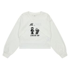 [에꼴리에]MARIO여아 프린팅 나시 세트 사선 티셔츠 24OT759_WT