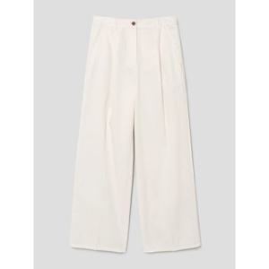 (356321WMA1) [에잇세컨즈] 텐셀 코튼 와이드 팬츠  화이트