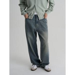 (456321CM5P) [에잇세컨즈] 경량 에센셜 와이드핏 데님 팬츠  블루