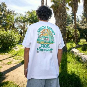 플루크 AQE 롱아일랜드 그래픽 반팔 티셔츠 FST358 / 3Color