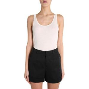 Saint Laurent 민소매 골지 탱크탑 504959YB2OZ 9502 TP942356832