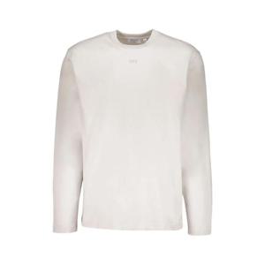 26 SS 오프화이트 라운드 넥 긴소매 티셔츠 44MAB086G5J009 TP443749771