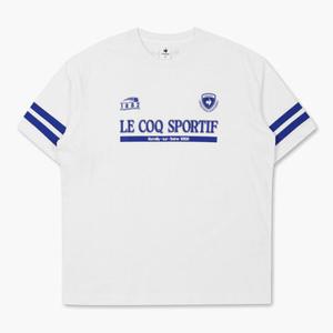 [백화점][르꼬끄] 선데이 블록코어 루즈핏 반팔티 QP123TRS34 QP123TRS34