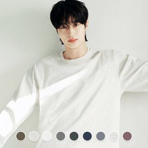 [지오다노/본사] 026501 변우석 코튼 크루넥 퍼펙트 긴팔티