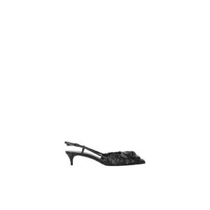 발렌티노 플로럴 장식 슬링백 펌프스 XW2S0CB4HLK 0NO TP976133849