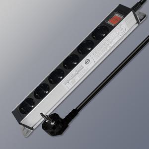 알루미늄멀티탭 서버탭 블랙 6구 1.5M