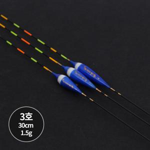 싸파 솔리드내림 찌 30cm 블루 민물 내림낚시 솔리드톱