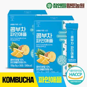 참앤들황토농원 데이앤 콤부차 파인애플 30개입 2박스