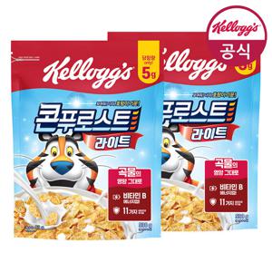 켈로그 콘푸로스트 라이트슈거 530g x 2개