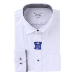 [카운테스마라(셔츠)]구김없는 면스판 스넵카라 일반핏긴팔셔츠 CDCW1B5303A0-A0