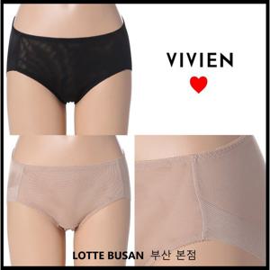[비비안]할인가격 데일리 심플 여성 햄팬티 2종택1 BP1739P