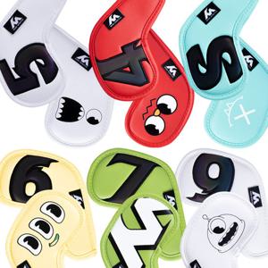 랩몬스터 홀로그램 빅넘버 아이언커버 골프채 헤드 커버세트