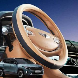 더뉴 셀토스 핸들커버 투톤 순정형 색상 소프트 핸들