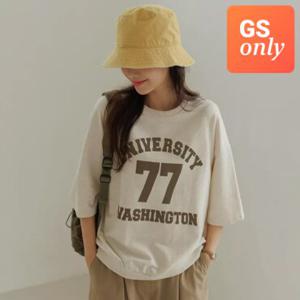 [GS단독-저스트원] 유니버시티 프린팅 7부맨투맨