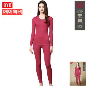 BYC에어모던삼중직에어메리내복여상하1세트DAS6000CK