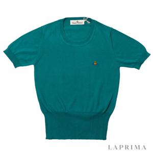 라프리마 비비안웨스트우드 베아 반팔 니트 18030020-Y000T-L401