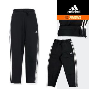 아디다스 우먼스 3S 오픈헴 플리스 팬츠(HZ5748) 기모