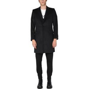 돌체앤가바나 싱글 브레스트 벨루어 코트 G007ST_FU3GTS8292