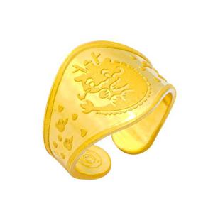 [한국금다이아몬드] 아기 순금 돌반지 용 24K 3.75g 백일 조카 선물