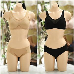 [비너스 란제리] 너무너무 편안한 에어로쿨 노와이어 스포츠브라 노라인팬티 세트 (VBRS120A B+VPTS120H) VBRS120AB000