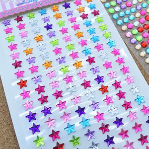 (몽스쿨)DS0010 별큐빅 스티커 1판