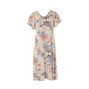 [비너스]폴리스판 플라워나염 여성 실내복 컵드레스 OGN9347