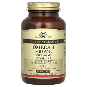 해외배송 Solgar 솔가 오메가-3 EPA DHA 더블 스트랭스 700mg 60소프트젤 Omega-3