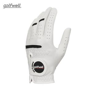 [골프웰] GV11 천연양피 여성 양손 골프장갑(블랙)
