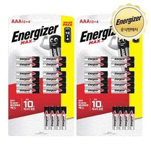 에너자이저 알카라인 맥스 건전지 AAA 10입 + 10입