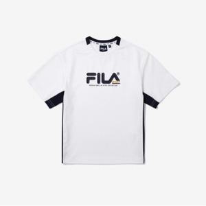 휠라키즈] 퍼포먼스 배색 티셔츠 (FK2RSG2501M_OWH)